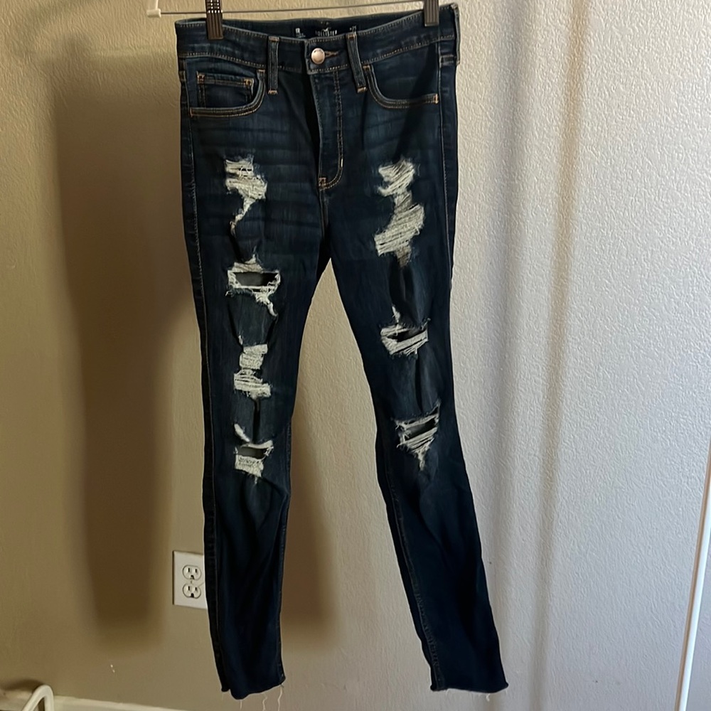 Hollister Distressed Super Skinny Jeans
